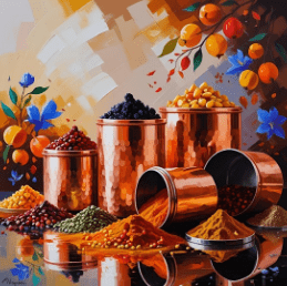 Copper Storage Containers